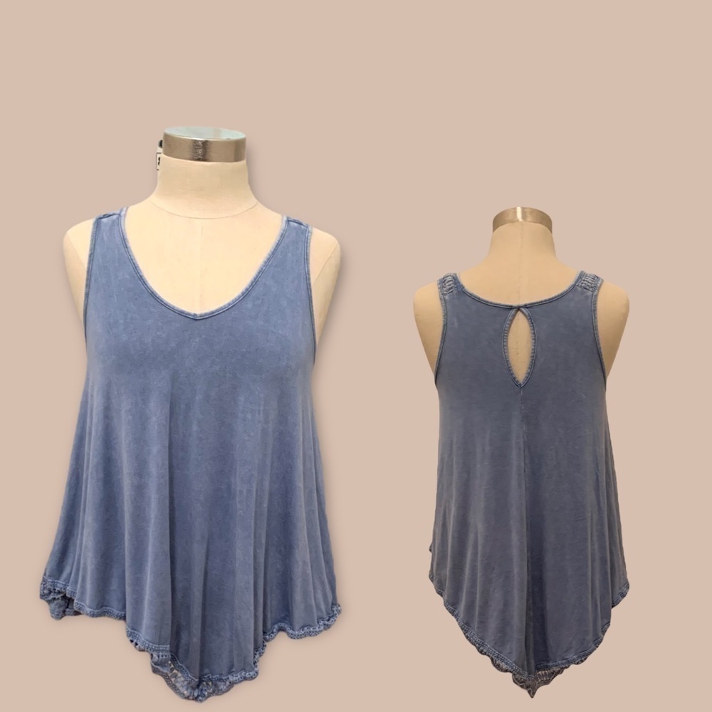 Altar’d State blue flowy top